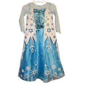 Halloween FROZEN Child's Elsa PlayCostume Size Small (4-6x)